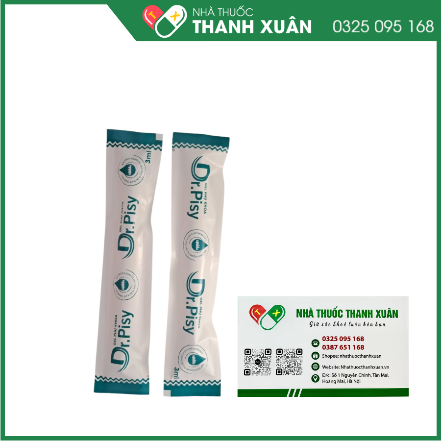 Gel phụ khoa Dr Pisy làm sạch ngừa nấm viêm phụ khoa